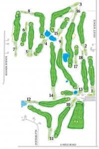 North Kent Golf Course map